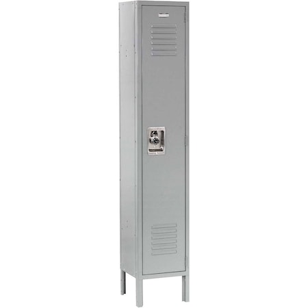 Global Industrial 12 in W, 15 D, 66 in H, Gray 254111GY